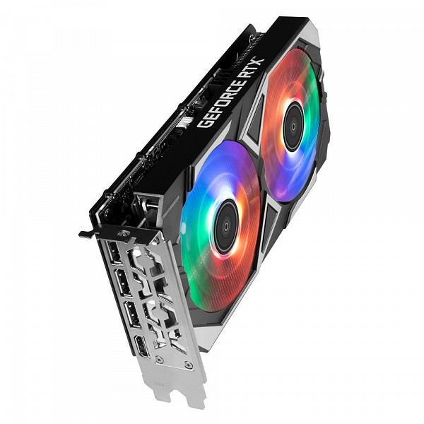 Placa de Vídeo Galax NVIDIA GeForce RTX 3050 EX, RGB, 8GB GDDR6, LHR, DLSS, Ray Tracing - 35NSL8MD6YEX