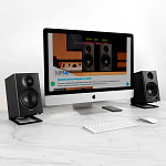 Monitor de Áudio Mr4 Edifier 42w Rms, Conexão TRS e RCA, Bivolt - Preto