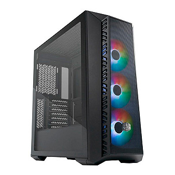 Gabinete Cooler Master Masterbox 520 Mesh, ARGB, Lateral de Vidro, 3 Fans, Preto, MB520-KGNN-S00