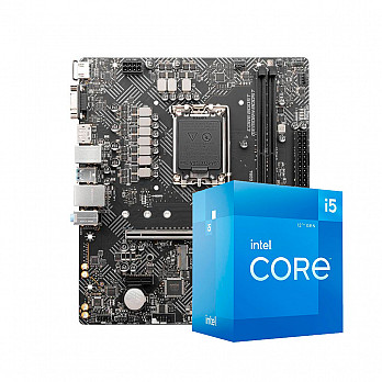 Kit Upgrade, Intel Core i5 12400, Placa Mãe Chipset H610