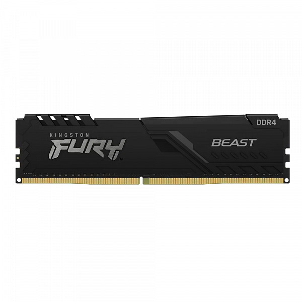 Memória Kingston Fury Beast, 16GB, 3200MHz, DDR4, CL16, Preto - KF432C16BB/16