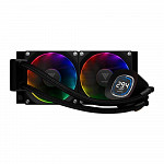 Water Cooler Gamdias Chione M4 RGB 240mm Amd/intel M4-240 - Preto