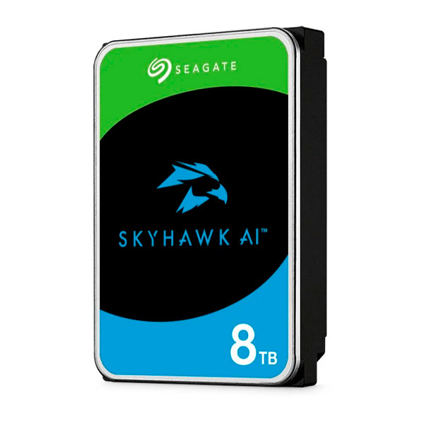 HD Seagate SkyHawk AI, 8TB, 7200 RPM, 3.5', SATA - ST8000VE001