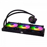 Water Cooler Cooler Master MasterLiquid 360L Core ARGB, 360mm, Intel-AMD, Preto, MLW-D36M-A18PZ-R1