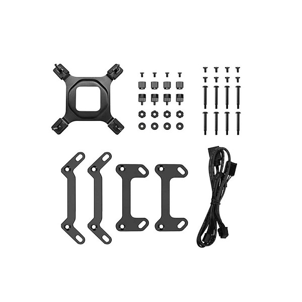 Water Cooler DeepCool Mystique 240 ARGB, 240mm, Display LCD, Intel-AMD, Black, R-LX550-BKADSNC-G-1