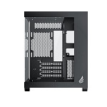 Gabinete Gamer VINGAR Misterium Mini, Lateral de Vidro, Preto, S/Fans