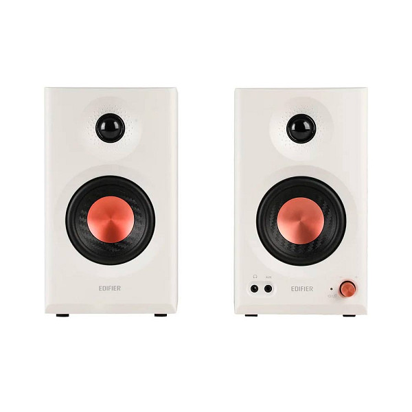 Monitor de Áudio Hi-Res EDIFIER MR3, 36W RMS, para estúdio, Bluetooth 5.4, Bivolt - Branco