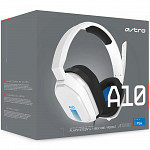 Headset ASTRO Gaming A10 para PlayStation, Nintendo Switch, PC e Xbox - Branco/Azul - 939-001853