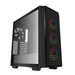 Gabinete Gamer Deepcool CG540, Mid Tower, 3x Cooler ARGB, Lateral em Vidro Temperado, Preto - R-CG540-BKAGE4-G-1