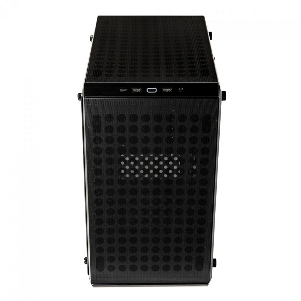 Gabinete Gamer Cooler Master Q300L V2, Mini Tower, Black, Sem Fonte, Com 1 Fan, Q300LV2-KGNN-S00