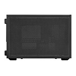 Gabinete Lian Li X Dan Case B4 Wood, Micro-ATX, Com 2 Fans, Preto, B4X