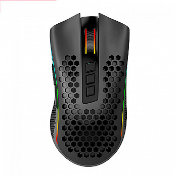 Mouse Gamer Redragon Storm Pro, 16000 DPI, Wireless, 8 Botões Programáveis, RGB, Black, M808-KS