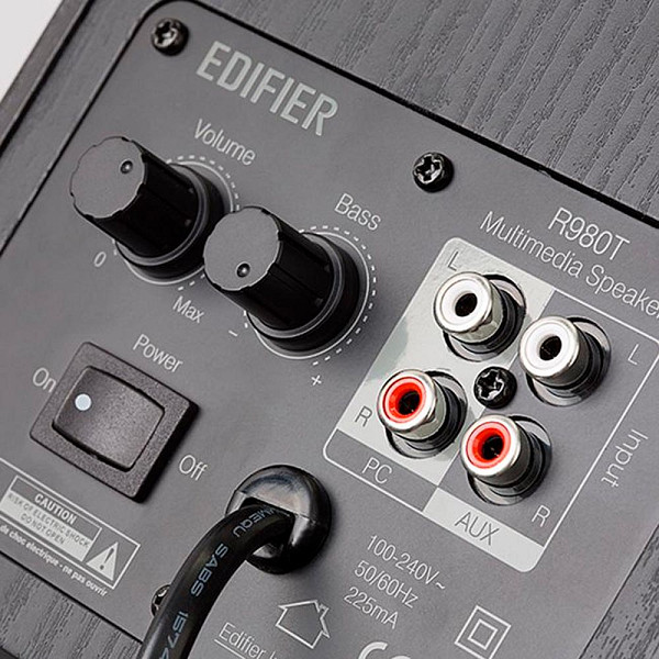 Monitor de Áudio 24W RMS Bivolt R980T EDIFIER - Preto