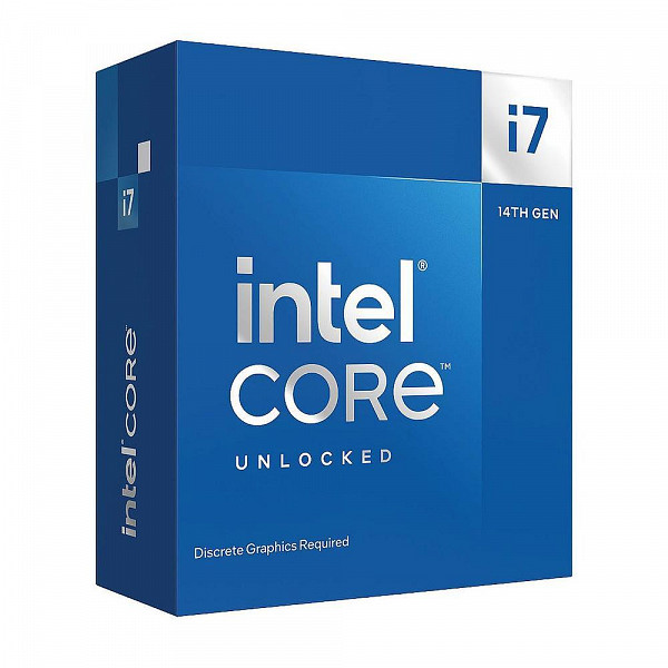 Processador Intel Core I7 14700KF 14 Geração, 3.4 Ghz (5.6GHZ Turbo), 33MB, Cache, LGA1700 - Bx8071514700KF