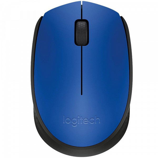 Mouse Logitech M170 Sem Fio Azul e Preto - 910-004800
