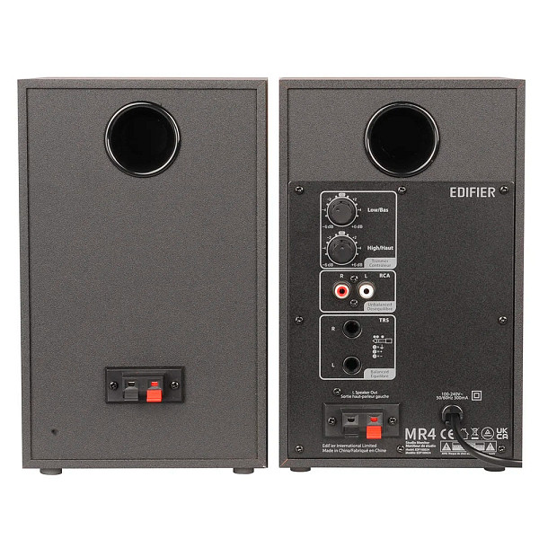 Monitor de Áudio Mr4 Edifier 42w Rms, Conexão TRS e RCA, Bivolt - Preto