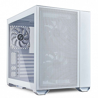 Gabinete Gamer Lian Li 011 Air Mini, Mini Tower, Vidro Temperado, White, ATX, Sem Fonte, O11 AM W