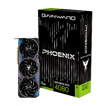 Placa de Video Gainward GeForce RTX 4080 PHOENIX 16GB GDDR6X 256 bit - NED4080019T2-1032X