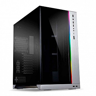 Gabinete Gamer Lian Li O11 Dynamic XL, Full Tower, Vidro Temperado, Silver, S-Fonte