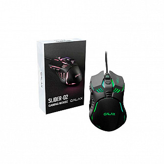 Mouse Gamer Galax Slider Series Sld-02 3200dpi/rgb/6 Botões/preto/usb - Mgs02s1a6rg2b0